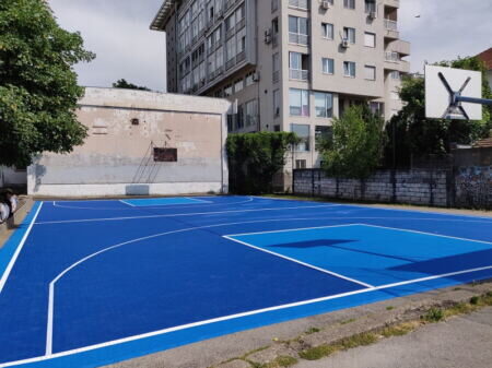 podloga za teren za kosarku
