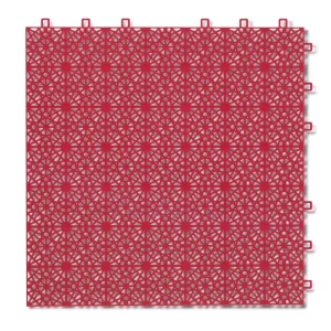 Bergo Ultimate PLUS pojačana sportska ploča u boji Plain Red, perforirana rešetkasta površina